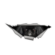 Personality Car Sticker Black Pekingese Dog 3D Vinyl Waterproof Car Window High Quality Accessories Decorative PVC 13cm X 5cm 2024 - buy cheap