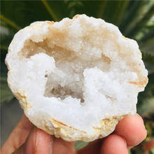 Cristal Natural de ágata para decoración del hogar, piedra curativa de racimo de cristal, espécimen mineral de Reiki, cuarzo artesanal, 1 ud. 2024 - compra barato