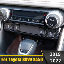 For Toyota RAV4 RAV 4 XA50 2019 2020 2021 2022 ABS Car Central Control Control Decoration Bright Strip Frame Cover Accessories 2024 - buy cheap