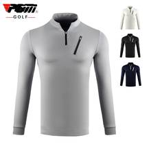Pgm-Camiseta de Golf para hombre, ropa de manga larga, Polar, a prueba de viento, cómoda y suave, D0836 2024 - compra barato