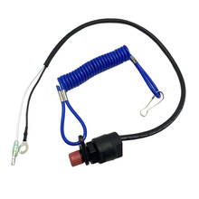 BOAT OUTBOARD ENGINE MOTOR STOP SAFETY KILL SWITCH &TETHER CORD LANYARD new! 2024 - buy cheap
