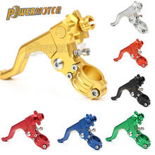 Motorcycle 22mm CNC Short Stunt Clutch Lever Perch For Suzuki RM85 RM250 RM125 RMZ250 For Honda CR80/125 CRF 250R/X 450R/X XR650 2024 - buy cheap