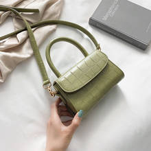 Bolso de mano SMOOZA con diseño de cocodrilo, para mujer, 2020, pequeño bolso cruzado de cadena, bolso de mano de piel sintética, bolso de diseñador para mujer 2024 - compra barato