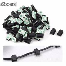 10pcs Adhesive Car Cable Organizer Clips Cable Winder Drop Cable Holder Cord Management Desk Wire Tie Fixer 2024 - buy cheap