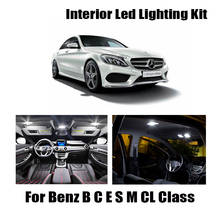 Luz LED Interior para coche, Canbus para Mercedes Benz B C E S M CL clase W203 W204 W210 W211 W212 W220 W221 W163 W164 W208 W209 2024 - compra barato
