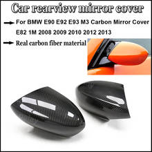 Cubierta de espejo retrovisor de fibra de carbono, tapas secas para BMW E90, E92, E93, M3, E82, 1M, 2008, 2009, 2010, 2012, 2013 2024 - compra barato