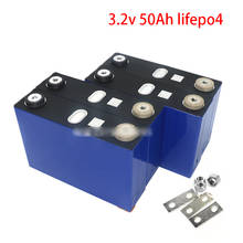 Lifepo4-batería de litio de ciclo profundo, 3,2 v, 50Ah, para máquinas de limpieza eléctricas portátiles de 48V para vehículos, Panel Solar RV, 16 Uds. 2024 - compra barato