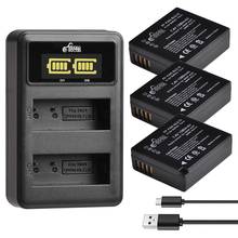 DMW-BLG10 BLG10 BLG10E DMW-BLE9 Battery + LED Dual USB Charger for Panasonic Lumix DMC GF6 GX7 GF5 ZS100 ZS60 LX100 GX85 GX80 2024 - buy cheap