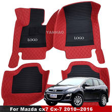 Alfombrillas impermeables para coche Mazda cx7, accesorios de estilismo, cubiertas para pies de automóvil, para Mazda cx7 Cx-7, 2010, 2011, 2012, 2013, 2014, 2015, 2016 2024 - compra barato