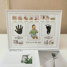 Baby Photo Frame DIY Handprint Footprint Makers Ink Imprint Picture Birthday Gift for Baby Wall Picture Frame Home Decorations 2024 - buy cheap