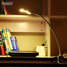New USB Hose LED Table Lamp Clip Office Led Desk Lamp Eye-protected Long Life Book Lamp For Bedroom Living Room Led Light 2024 - buy cheap