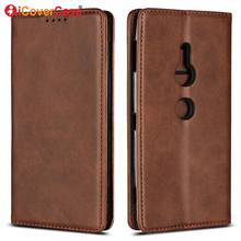 iCoverCase Magnetic Leather Wallet For Sony Xperia XZ2 Premium Dual Case Soft Shell For Sony XZ2 Cover Phone Accessory Coque 2024 - compre barato