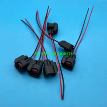 200 pcs Fuel Injector Connector Wiring Plugs Clips EV6 EV14 Fuel Injectors USCAR Connector with 16AWG 20cm red/black wire 2024 - buy cheap