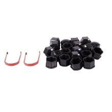 20pcs 17mm Car Plastic Caps Bolts Covers Nuts Alloy Wheel For Skoda, Audi, Mercedes, BMW Color: Black 2024 - buy cheap