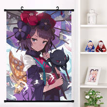 Poster de parede do anime fate/grande pedido, poster de pendurar na parede do fgo, katsushika hokukuai, arte de decoração para casa otaku 2024 - compre barato
