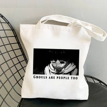 Сумка для покупок Tokyo Ghoul, эко-сумка для покупок, Холщовая Сумка для покупок, сумка для покупок, складная сумка 2024 - купить недорого