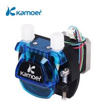 Kamoer-Mini bomba de agua peristáltica KCM, 12V /24V, con Motor paso a paso y tubo de silicona BPT 2024 - compra barato