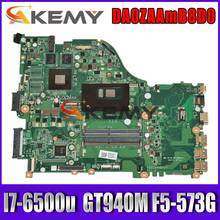 DA0ZAAMB8D0 Laptop motherboard For Acer Aspire F5-573G original mainboard I7-6500U GT940MX 2024 - compre barato
