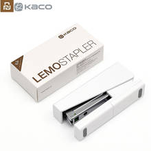 Оригинальный степлер Xiaomi Mijia Kaco LEMO 24/6 26/6 с 100 скобами для переплета бумаги бизнес школы офиса 2024 - купить недорого