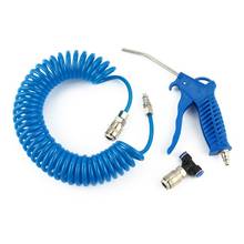 Car Air Duster Spray Gun with 5m Coiled Hose Truck Dust Blower Clean Nozzle Blow Spray Tool Kit Spray Gun Cleaning Inflatable 2024 - buy cheap
