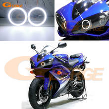 For Yamaha R1 YZF-R1 2004 2005 2006 2007 2008 Excellent Ultra bright COB led angel eyes DRL halo rings 2024 - buy cheap