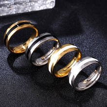 Mangosky anel de aço inoxidável 316l 6mm, anel para homens e mulheres, anel quente de filme, preto fresco, 6mm de largura, anel masculino ir106 2024 - compre barato