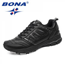 BONA New Style Men Running Shoes Ourdoor Jogging Trekking Sneakers Lace Up Athletic Shoes Comfortable Light Soft Free Shipping 2024 - buy cheap