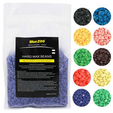 1pcs 500g Blue Zoo Hard Wax Beans Waxing Bead for Full Body Bikini Face Leg Eyebrow Hair Remover  Hair Removal 2024 - buy cheap