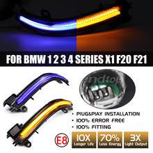Luz de señal de giro de 12V, marcador lateral, repetidor, Bombilla indicadora, Facelift, estilo de coche para BMW F20 F21 F22 F30 E84 serie 1, 2, 3, 4 2024 - compra barato