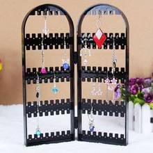 120 Holes Folding Earring Holder Organizer Screen Jewelry Display Storage Rack necklace jewelry jewelry counter display 2024 - buy cheap