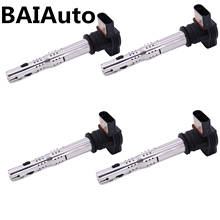 Bobinas de encendido para coche, bobina de sistema de encendido profesional para Golf Jetta Beetle Tiguan Audi A1 A3 A4 A5 A6, 07k9057150g 07K905715F 2024 - compra barato