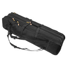 Bolsa de transporte de caña de pescar de 3 capas, bolsa para pescar al aire libre, mochila para aparejos de pesca, estuche impermeable, 80cm/100cm 2024 - compra barato