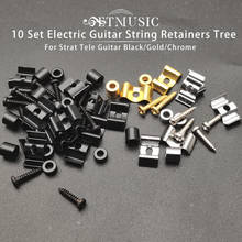 10set retainers corda guitarra elétrica, árvore para strat tele guitarra cromada 2024 - compre barato