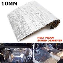 1pc 100*40cm Car Sound Heat Deadener Noise Control Heat Shield Insulation Mat Hood 10mm Car Sound Deadener Tool Accessories 2024 - buy cheap