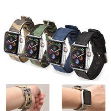 Sport Nylon strap for apple watch 5 4 3 2 band 44mm 40mm iwatch band 42mm correa pulseira apple watch 38 mm watchband bracelet 2024 - buy cheap