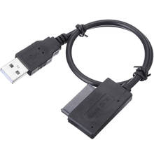 Mayitr 1 шт. 35 см USB 2,0 до 7 + 6 13Pin тонкий SATA/IDE кабель CD DVD Rom Оптический жесткий диск конвертер адаптер для компьютера запчасти 2024 - купить недорого