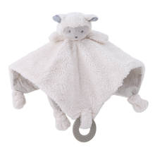 New Arrive Cute Sheep Infant Reassure Towel Newborn Blankie Baby Appease Towel Educational Plush Rattle Toy with Teether 2024 - buy cheap