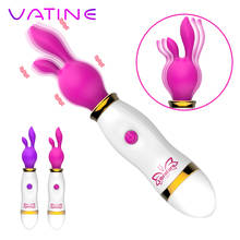 VATINE 12 Speed AV Stick Vibrator Clitoris Stimulate USB Charging Female Masturbation Rabbit Vibrator Magic Rod 2024 - buy cheap