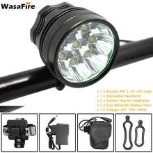 WasaFire-faro delantero para bicicleta, luz LED ultrabrillante con batería recargable de 8,4 V, 12000lm, 8 x T6 2024 - compra barato