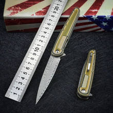 Pocket Folding Knife Dmascus Steel Blade G10 Handle Tactical Knives for EDC Self Defense Survival Camping Hunting 2024 - buy cheap