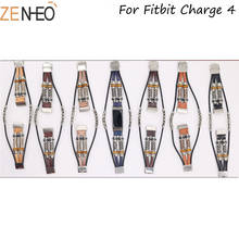Correa de cuero de moda Retro Para Fitbit Charge 4, correa de repuesto para reloj, accesorios para reloj Fitbit Charge 4 2024 - compra barato