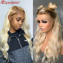 #4 613 Lace Frontal Wig Brazilian Remy Blonde Body Wave Lace Front Wig Human Hair Wigs For Women 13x4 Blonde Lace Front Wig 150% 2024 - buy cheap