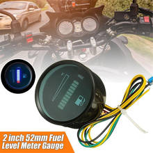 Indicador LED de nivel de combustible para coche, Sensor de nivel de combustible para Moto, 12V, pantalla de luz verde, 8 LED 2024 - compra barato