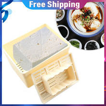 Homemade Tofu Mold Soybean Curd Tofu Making Mold With Cheese Cloth DIY Plastic Tofu Press Mould Kitchen Cooking Tool Set 2024 - buy cheap