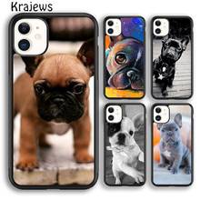 Cute Puppy French Bulldog dog Phone Case Cover For iPhone 14 5s 6s 7 8 plus X XS XR 11 12 13 pro max Samsung S21 S22 ultra 2024 - buy cheap