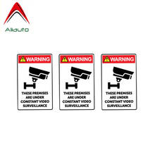 Aliauto-pegatina de advertencia para coche, cubierta de videovigilancia constante de PVC, 9cm X 5cm, 3 unidades 2024 - compra barato