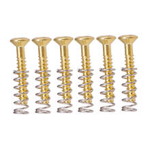 6pcs Single Coil  Pickup Screws&Springs for Electric Guitar 3x20mm 2024 - buy cheap