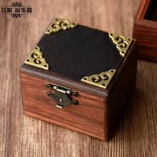 Vintage Classical Hand Operated Type Wooden Carved Mini Music Box Creative Birthday Gift Hand-cranked Musical Box 2024 - buy cheap