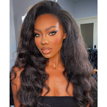 Kinky Straight Body Wave Wigs 13x4 Lace Front Human Hair Wigs For Women Remy Peruvian 180% PrePlucked 4x4 Lace Closure Yaki Wigs 2024 - buy cheap