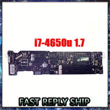 Buen trabajo para Macbook Air RAM 2013 2014 año placa base 13,3 "A1466 i7 placa lógica 1,7 GHZ 8 GB 820-3437-B 820-3437-A 2024 - compra barato